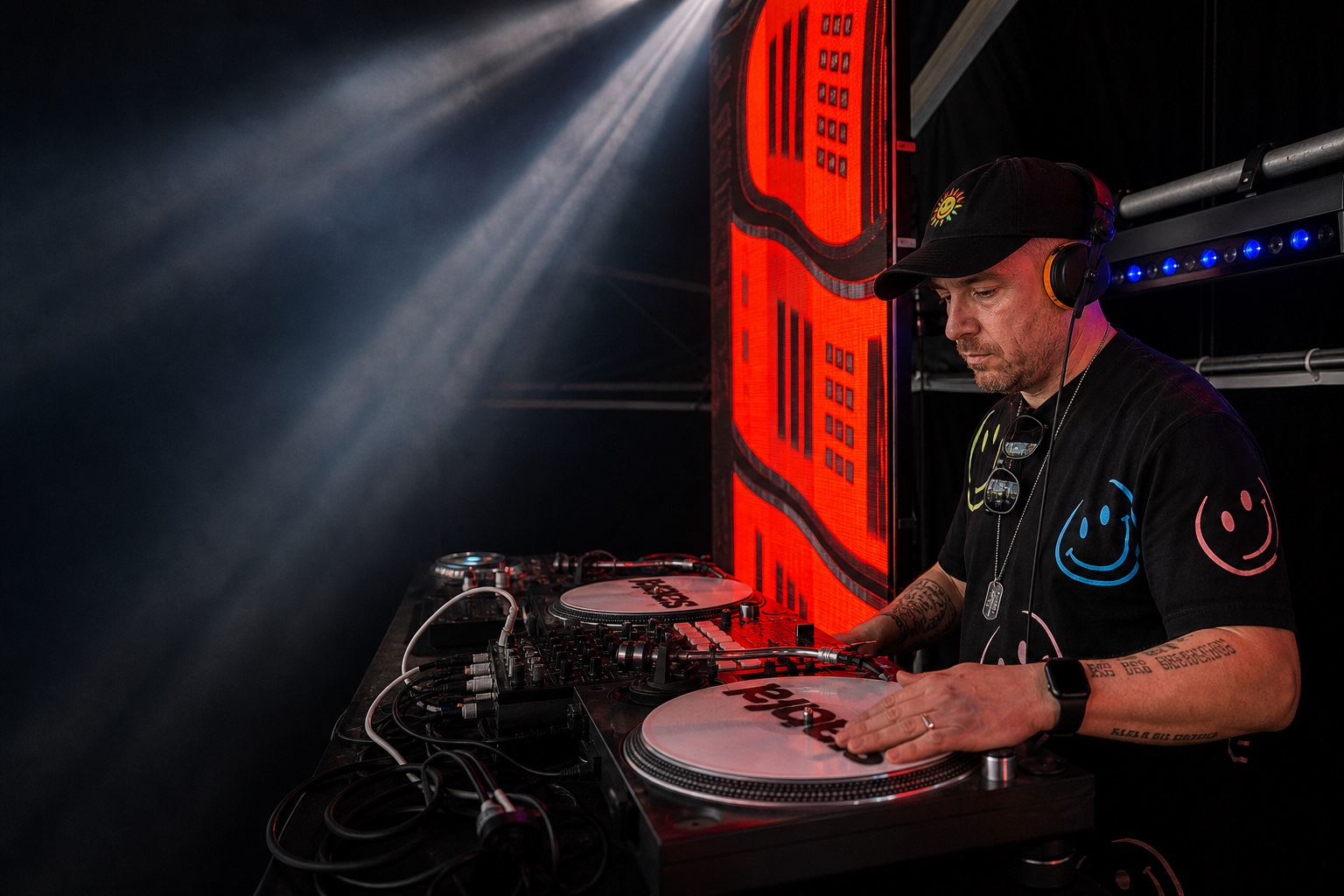DJ SAMAS DJing live