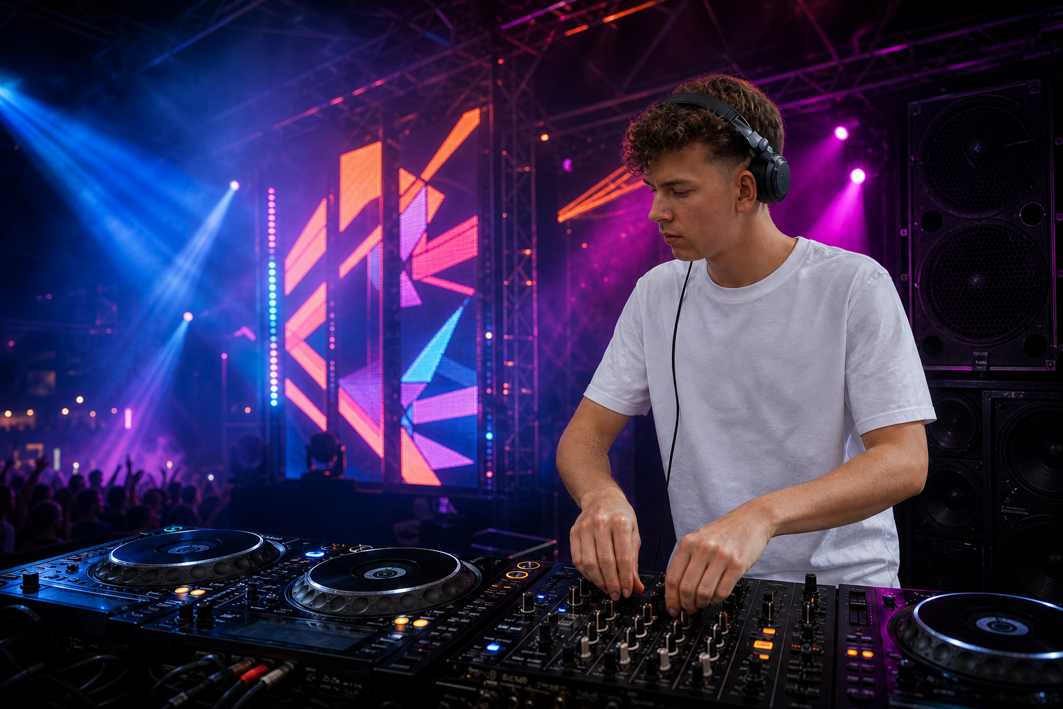 DJ Jamie Martin performing live